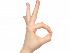 Jelqing-Fingerring zur Penisvergrößerung.